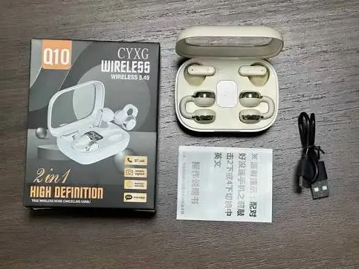 Q10 HiFi Stereo Sports Noise Reduction Earbuds (Two Pairs)