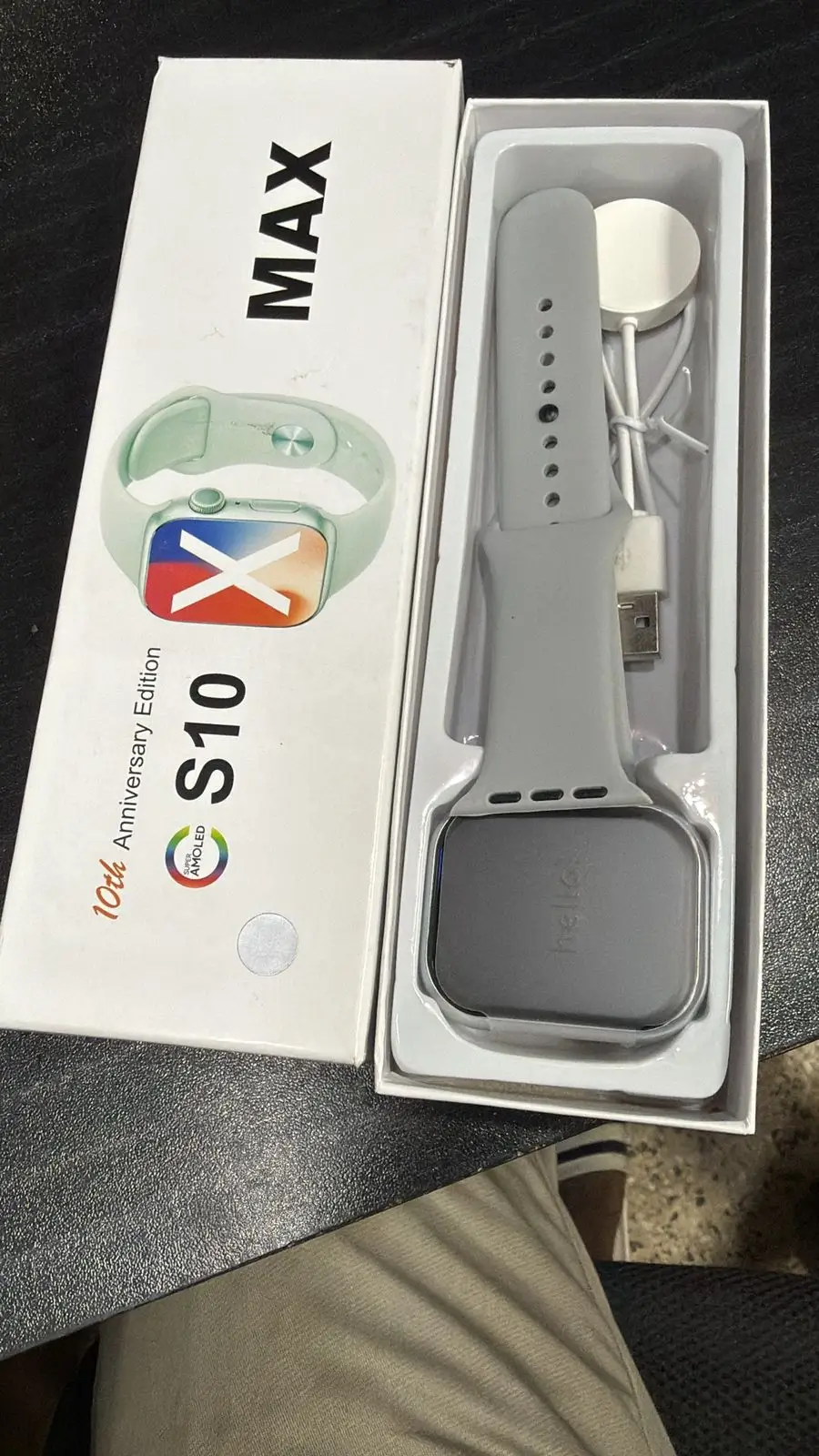 S10 Max Laxasfit Smart Watch 2.29" AMOLED Display NFC Series 10 Bluetooth Smart Watch